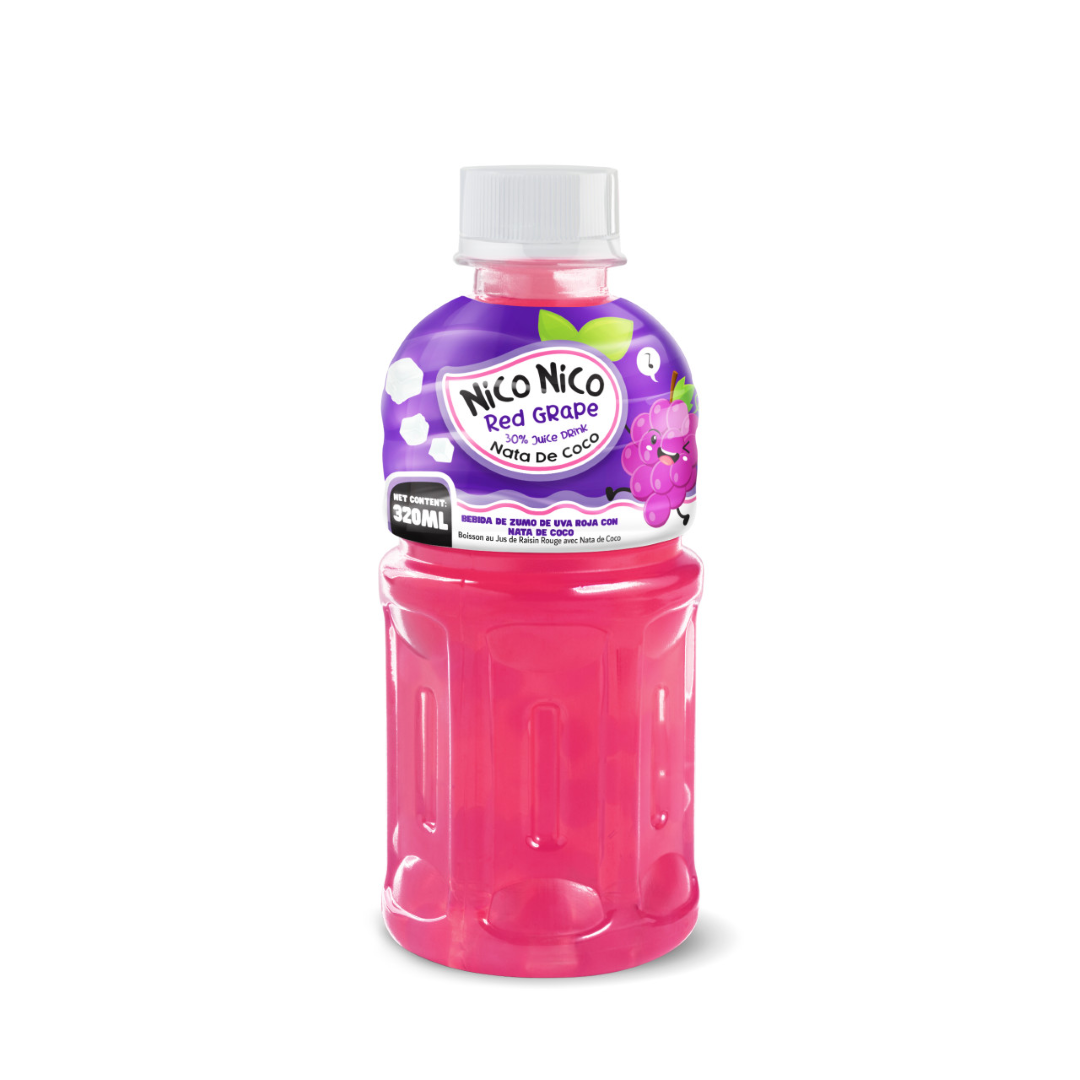 NICO NICO NATA DE COCO RED GRAPE 320ML